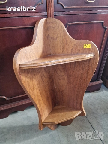 Масивна Ъглова Етажерка внос от Германия 