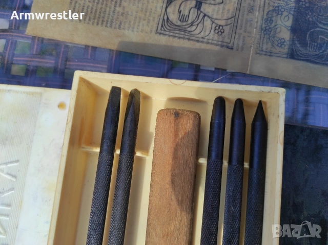 Руски комплект инструменти за чеканене (1978 г.), снимка 6 - Други инструменти - 53838309