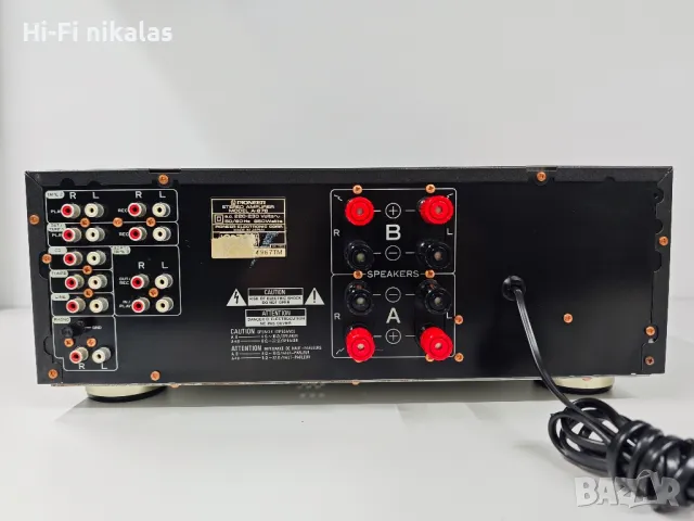 стерео Hi-Fi усилвател PIONEER A-676, снимка 5 - Ресийвъри, усилватели, смесителни пултове - 48150807