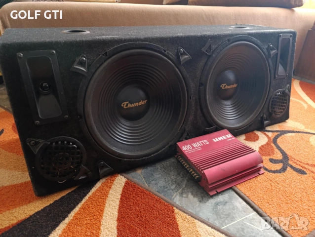 Бас 2х12инча + усилвател