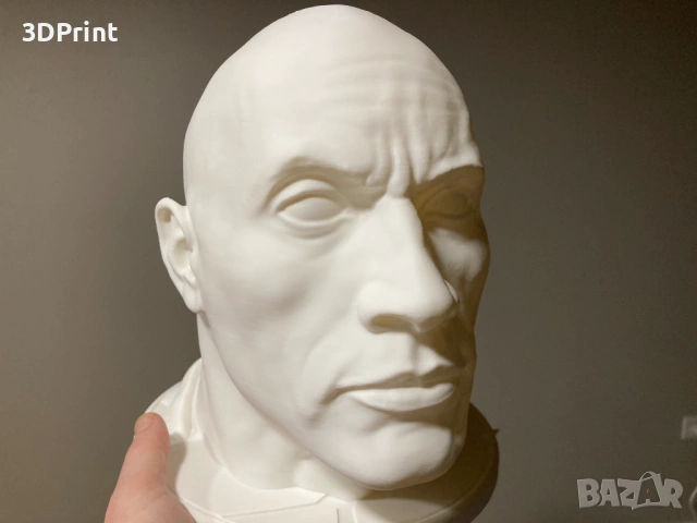 The Rock Bust / Скалата бюст, снимка 2 - Арт сувенири - 53594264