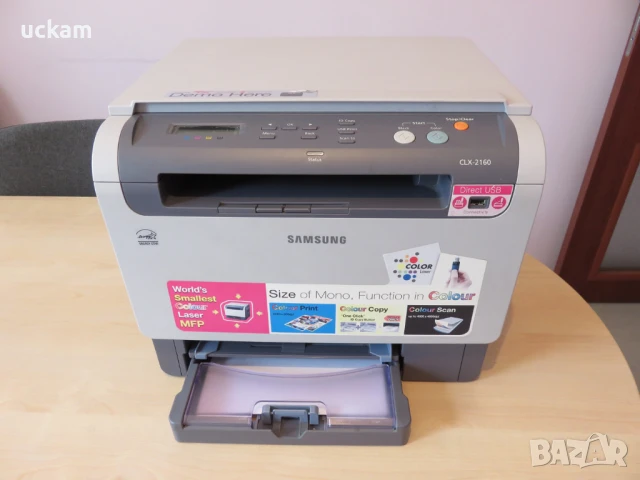 ЗА РЕМОНТ/ЧАСТИ Цветно мултифункционално устройство 3 в 1 (Принтер, скенер, копир) SAMSUNG CLX-2160, снимка 6 - Принтери, копири, скенери - 50762254