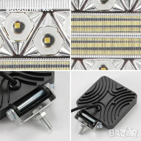 LED халоген 34 диода 102w – GUN1301, снимка 2 - Аксесоари и консумативи - 56052507