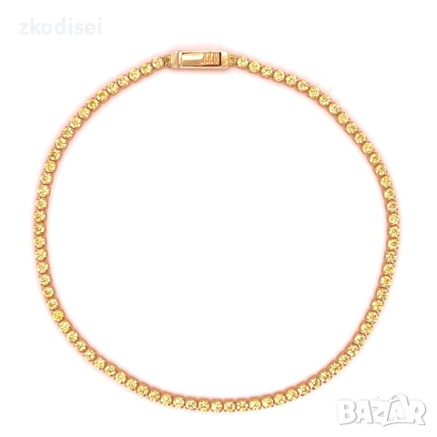 Златна дамска гривна 2,23гр. 17,5см. 14кр. проба:585 модел:34500-1, снимка 1