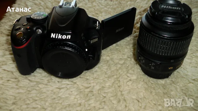 Фотоапарат NIKON D5200 + обектив NIKON 18-55mm AF-S DX VR