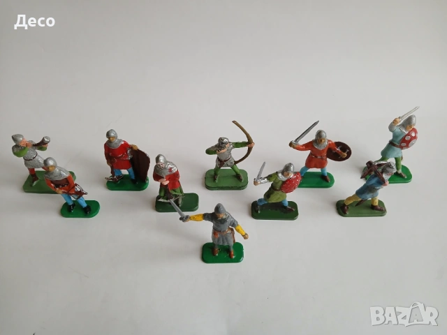 Стари полски фигурки малки рицари., снимка 2 - Колекции - 53029133