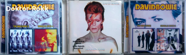 David Bowie + Tin Machine - оригинални и неофициални дискове