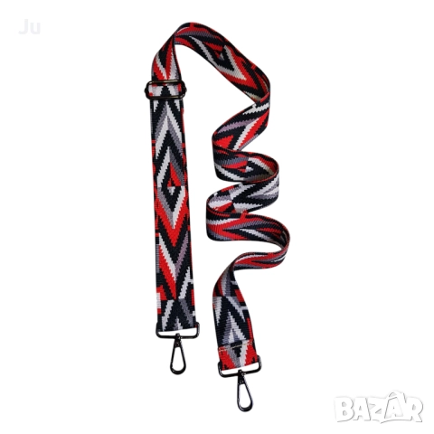 Дръжка за чанта, текстилни дръжки за чанти, Шарени дръжки за чанти, Дълги дръжки за чанти , снимка 13 - Чанти - 33412069