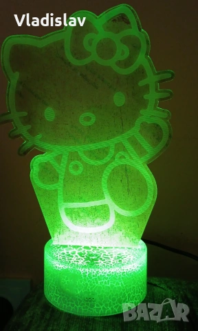 3D LED лампа Spider-Man/Хари Потър/Kuromi/Hello Kitty, снимка 11 - Детски нощни лампи - 52234899