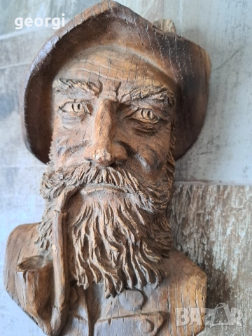 пано за стена мъж с лула 24/6, снимка 2 - Пана - 51929598