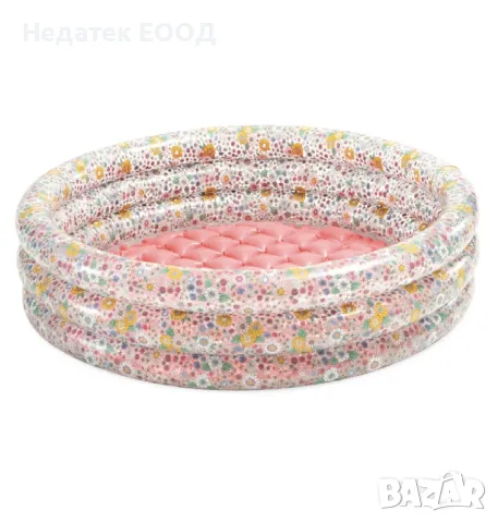 Детски надуваем кръгъл басейн Intex, Цветя, Ø86x25см.