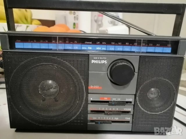 FM/AM РАДИО PHILIPS D-2122, снимка 2 - Радиокасетофони, транзистори - 52850560