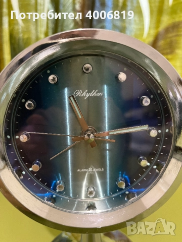 Античен ретро часовник Rhythm перфектен, много рядък 1970г. 