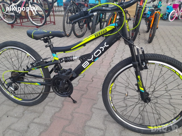 BYOX Велосипед 24" VERSUS черен.жълт, снимка 9 - Велосипеди - 53848938