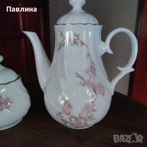 Сет от чайник и захарница, снимка 3 - Аксесоари за кухня - 39377553