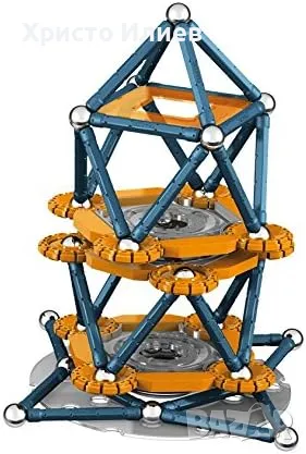GEOMAG Магнитен конструктор Механикa 146 части, снимка 4 - Конструктори - 48719278