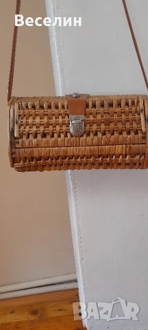 Плетена чанта естествен ратан ШОК ЦЕНА 