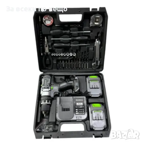 Акумулаторен ударен винтоверт 24V 4.0Ah с инструменти HAWEK, снимка 3 - Винтоверти - 50337823