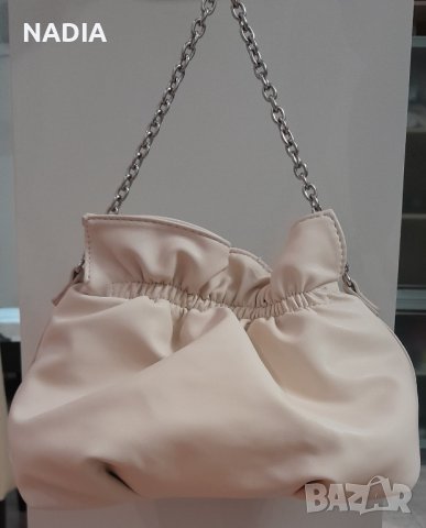 Чанта цвят пудра, снимка 1
