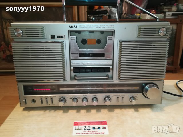 ПОРЪЧАН-akai made in japan-ретро колекция 1510211146, снимка 2 - Радиокасетофони, транзистори - 34471443