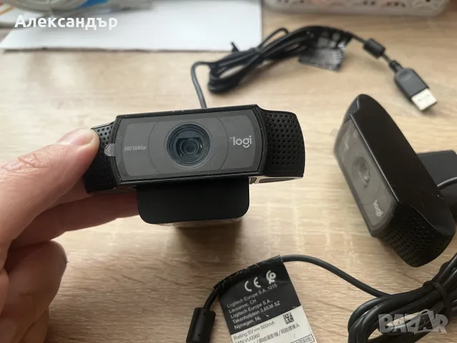 Уеб камера Logitech - C920 HD Pro, 1080p, снимка 4 - Други - 56195713