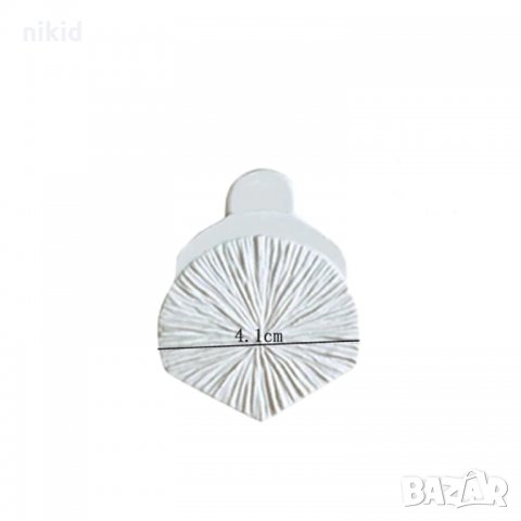 Релефно листо вейнър за направа на цвете Хортензия силиконов молд форма за декорация торта фондан, снимка 4 - Форми - 26976255