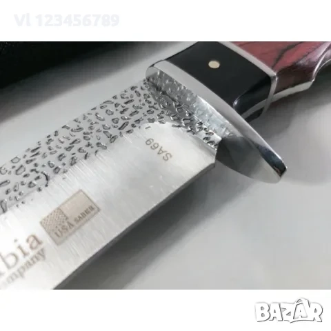 Великолепно балансиран ловен нож USA Columbia SA69 -180Х300, снимка 4 - Ножове - 52265234