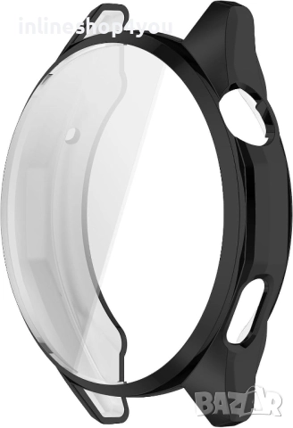 Силиконов Кейс 360° Градуса за Часовник Huawei Watch GT6 46mm - Черен, снимка 6 - Смарт гривни - 52648331