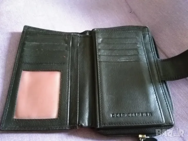 Портфейл Switzerland марков естествена кожа 150х95мм с много прегради за карти, снимка 8 - Портфейли, портмонета - 48825327