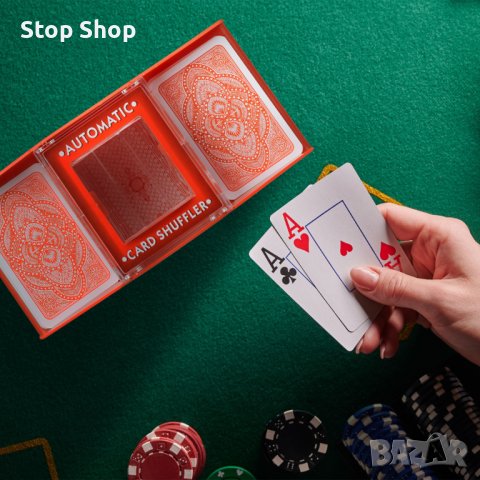 Машина за разбъркване на карти - автоматично размесване на тесте, снимка 6 - Карти за игра - 41963674