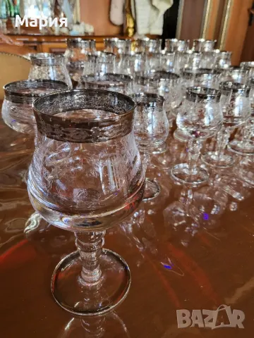Кристални чаши , снимка 4 - Чаши - 49148450