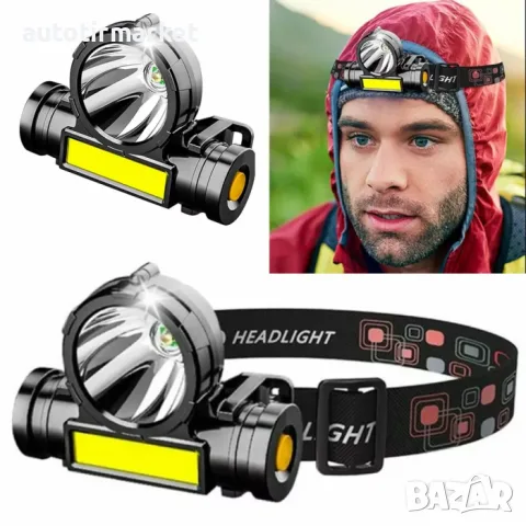 Челник 2 LED – 4в1 с USB кабел