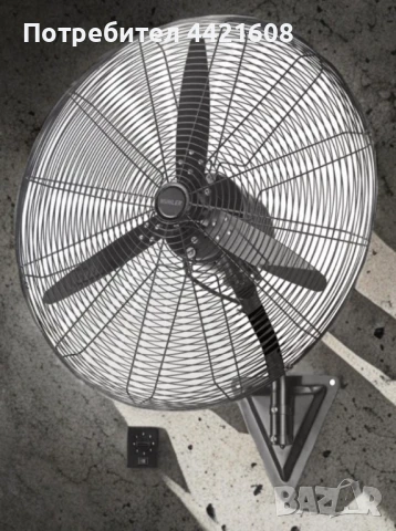 Вентилатор стенен 26''/30" Muhler, 160W, индустриален