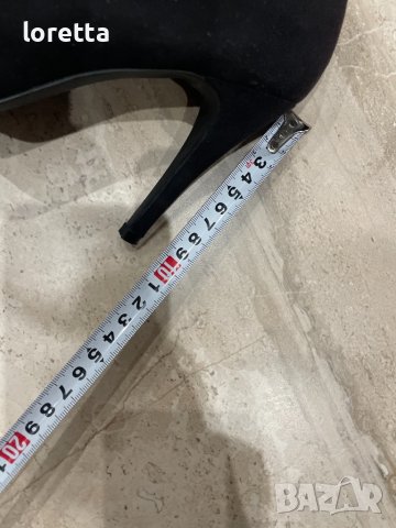 Велурени боти Benetton , снимка 5 - Дамски боти - 42552452