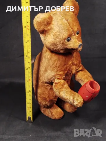 СТАРА РЕТРО СОЦ СССР МЕХАНИЧНА ИГРАЧКА БАБА МЕЦА, снимка 6 - Антикварни и старинни предмети - 47296075