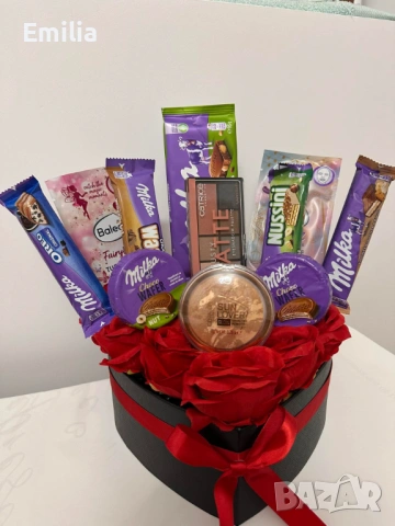 Букет с козметика, снимка 6 - Комплекти и лотове - 53308376