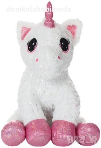 Плюшен еднорог /Бял,50х38х60см, снимка 2 - Плюшени играчки - 39559911