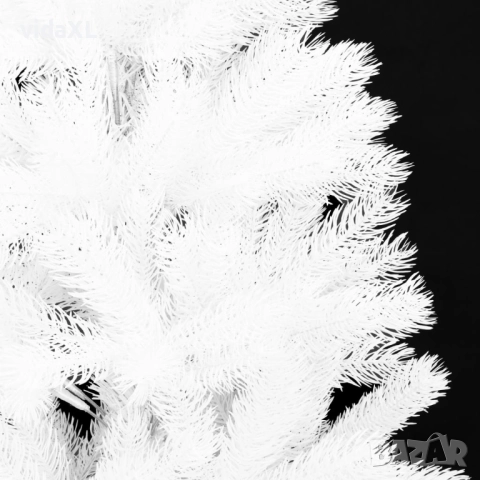 vidaXL Изкуствено коледно дърво, реалистични иглички, бяло, 180 см(SKU:321023), снимка 4 - Други - 52590673