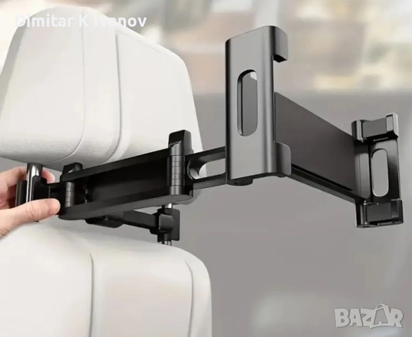 Автомобилна стойка за таблет и телефон, регулируема на 360°, снимка 11 - Аксесоари и консумативи - 52261995