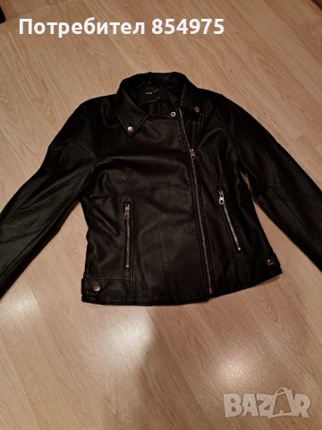 Дамско кожено яке, снимка 5 - Якета - 42104583