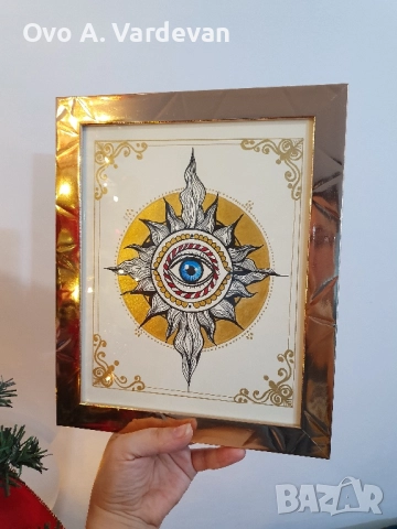  Магическа картина-амулет, ръчна изработка