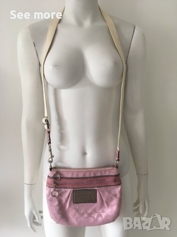 COACH дамска чанта в розово