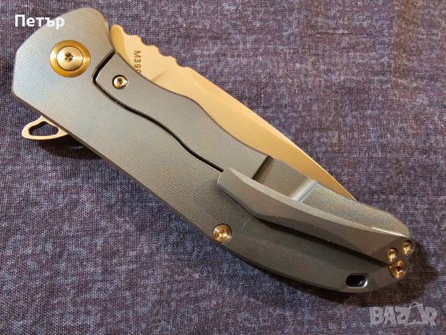 CH 3504T-BL M390 и титан , снимка 4 - Ножове - 42400402