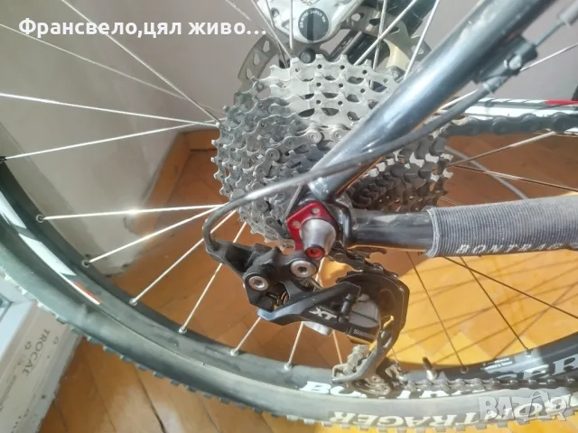 26 цола карбон велосипед колело като ново 3 по 10 скорости , снимка 6 - Велосипеди - 49282479