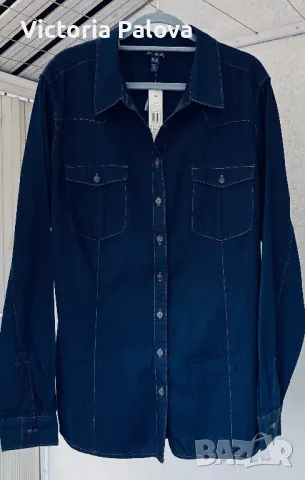 LONG TALL SALLY нова  дънкова риза, снимка 12 - Ризи - 50361133