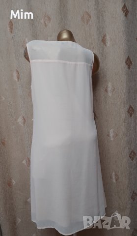 Manguun 42 Свободно падаща рокля пепел от рози , снимка 5 - Рокли - 41315671