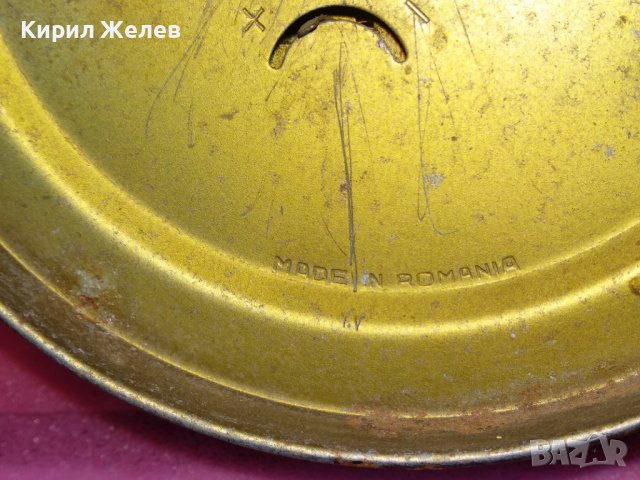 ARADORA MADE IN ROMANIA Стар РУМЪНСКИ КОЛЕКЦИОНЕРСКИ МЕХАНИЧЕН ВИНТИДЖ БУДИЛНИК АРАДОРА 43676, снимка 3 - Антикварни и старинни предмети - 44466016