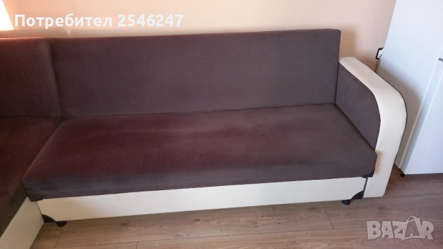 Ъглов диван, снимка 4 - Дивани и мека мебел - 53643128