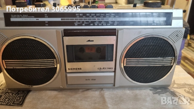 касетофон сименс, снимка 2 - Радиокасетофони, транзистори - 53713511