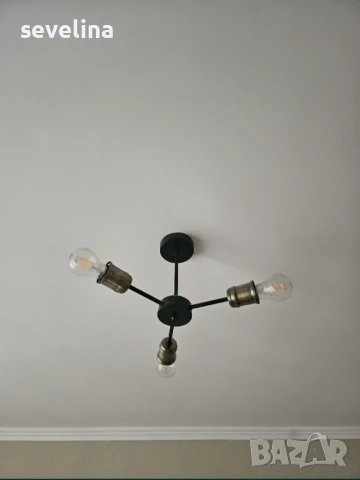 Таванни лампи с 3 крушки - 2 броя